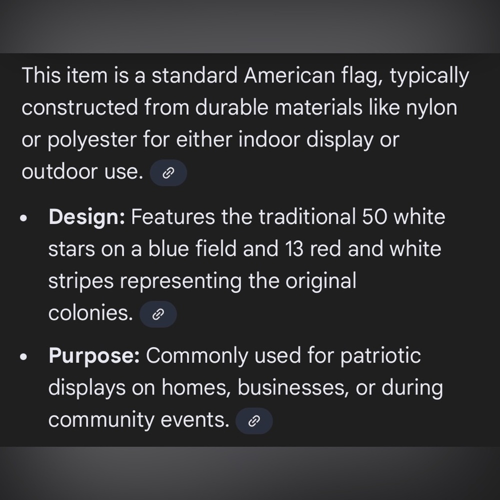 NWOT Oversized American Flag - Picture 2 of 3